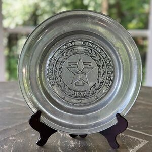 Collegiate Gift, Wilton Armetale Texas A&M University Plate